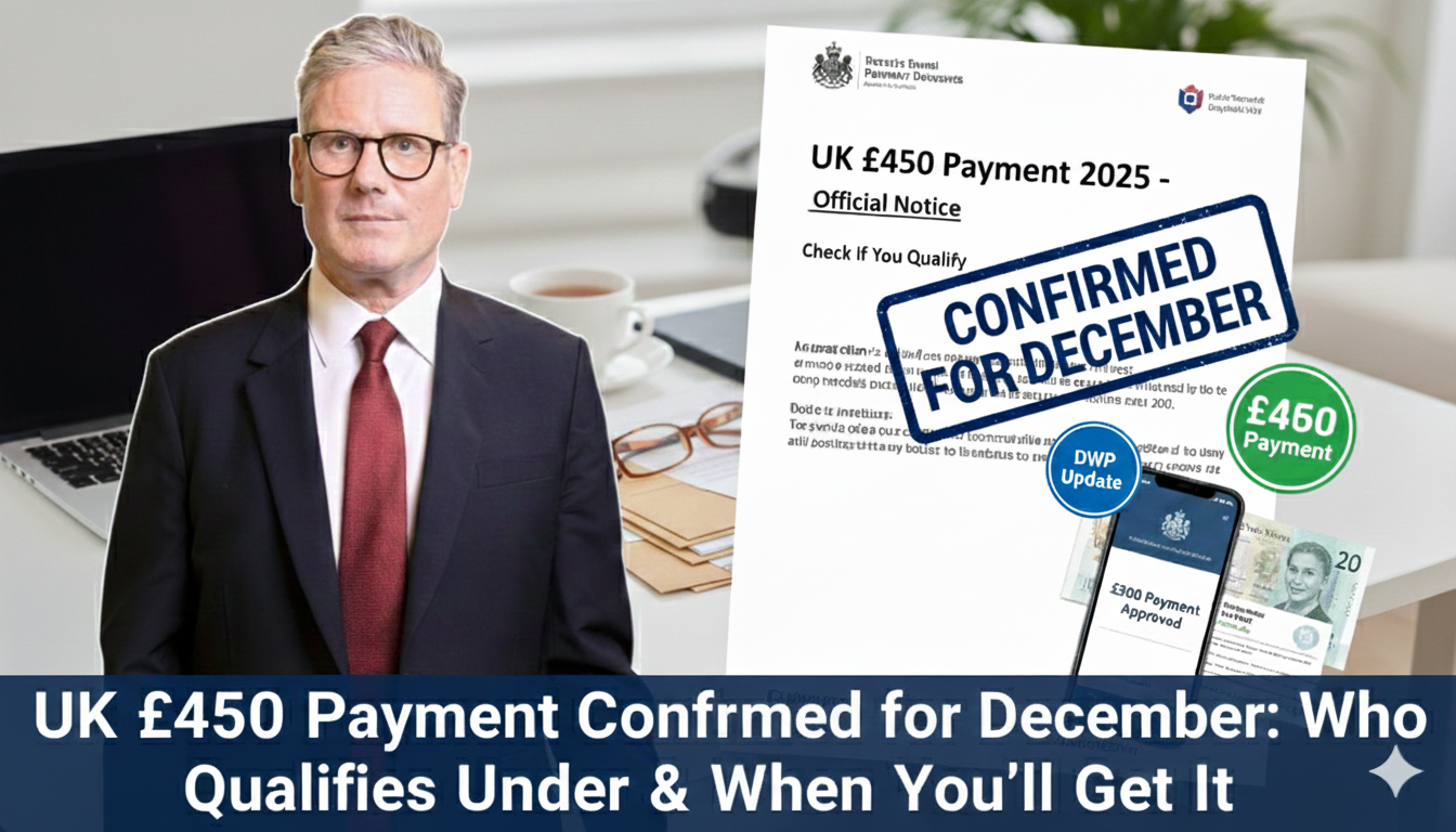 UK £450 Payment Confirmed for December Ab ise banao